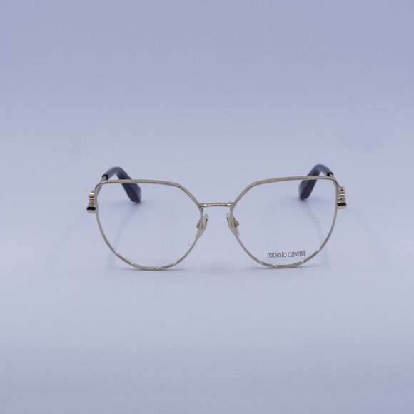 Roberto Cavalli VRC048 0300 Eyeglasses Shiny Rose Gold 56mm Cat Eye Frame - Picture 2 of 11